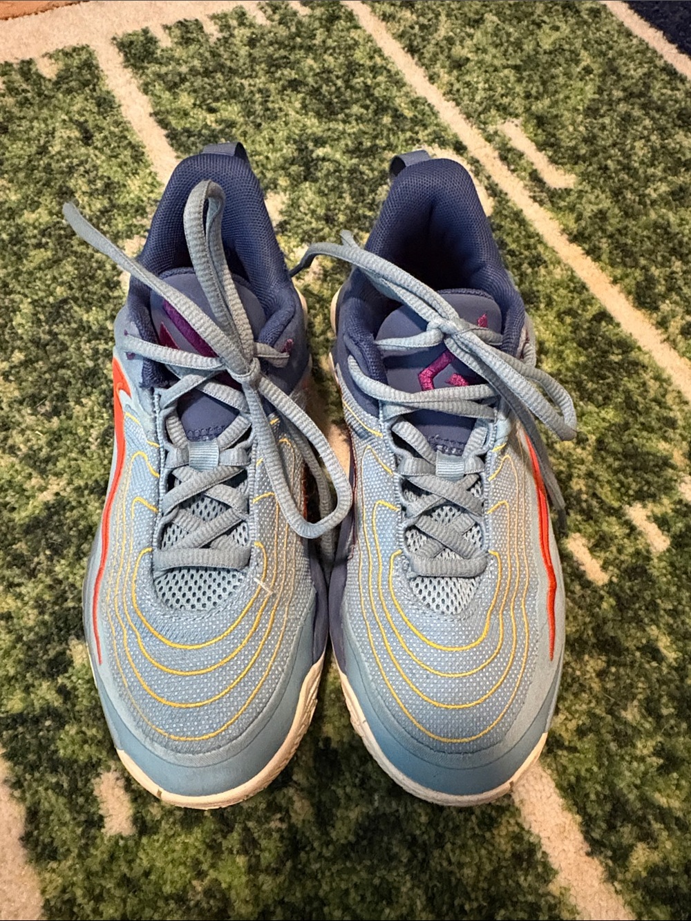 Nike Giannis Immortality Kids Light Blue Basketball Shoes
